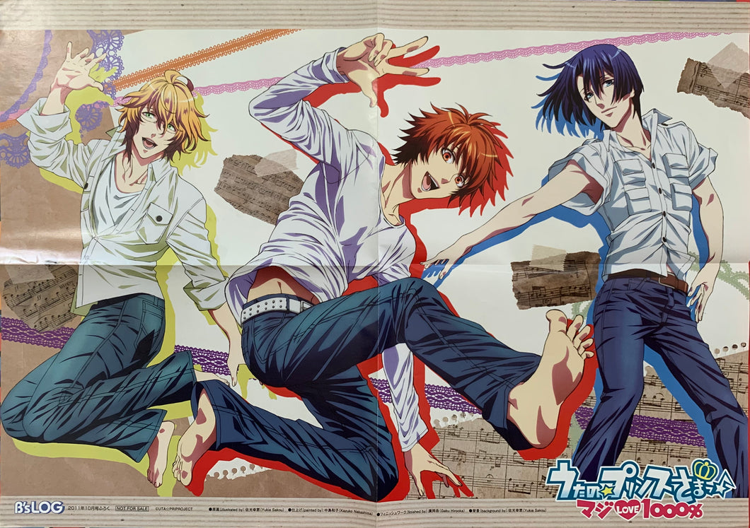 Uta no☆Prince-sama♪ - Maji Love 1000% B’s-LOG B3 Poster Appendix