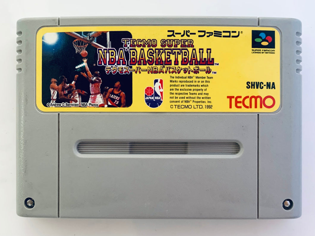 Tecmo Super NBA Basketball - Super Famicom - SFC - Nintendo - Japan Ver. - NTSC-JP - Cart (SHVC-NA)