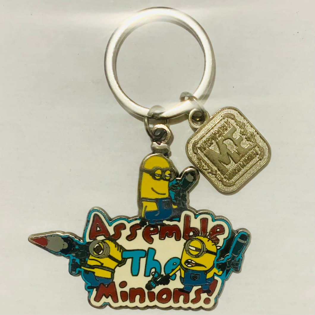 Despicable ME - Assemble the Minions - Universal Studios Metal Keychain