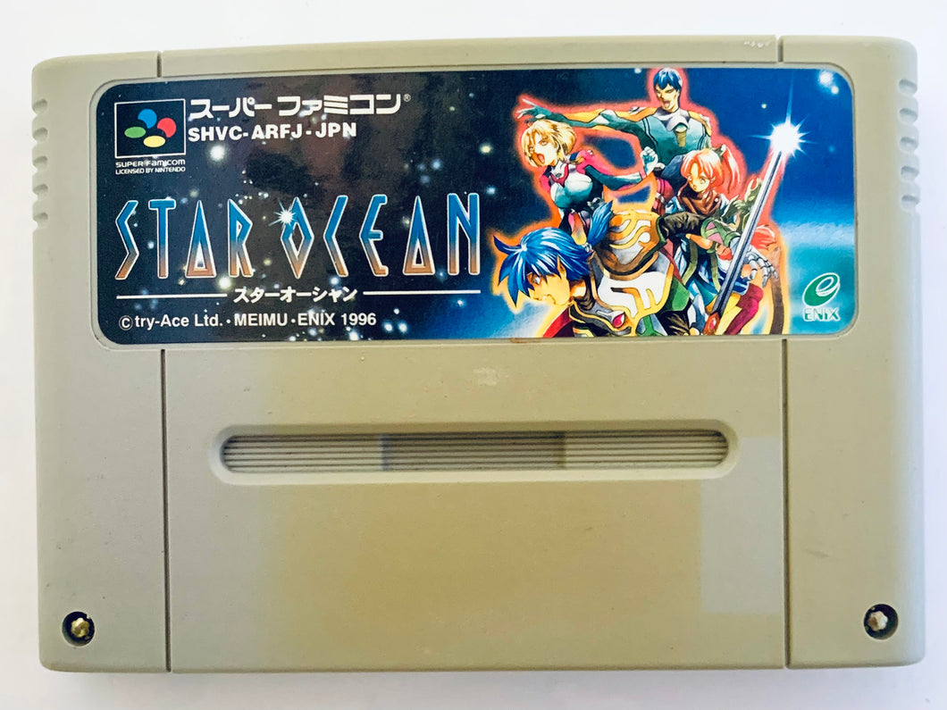 Star Ocean - Super Famicom - SFC - Nintendo - Japan Ver. - NTSC-JP - Cart (SHVC-ARFJ-JPN)