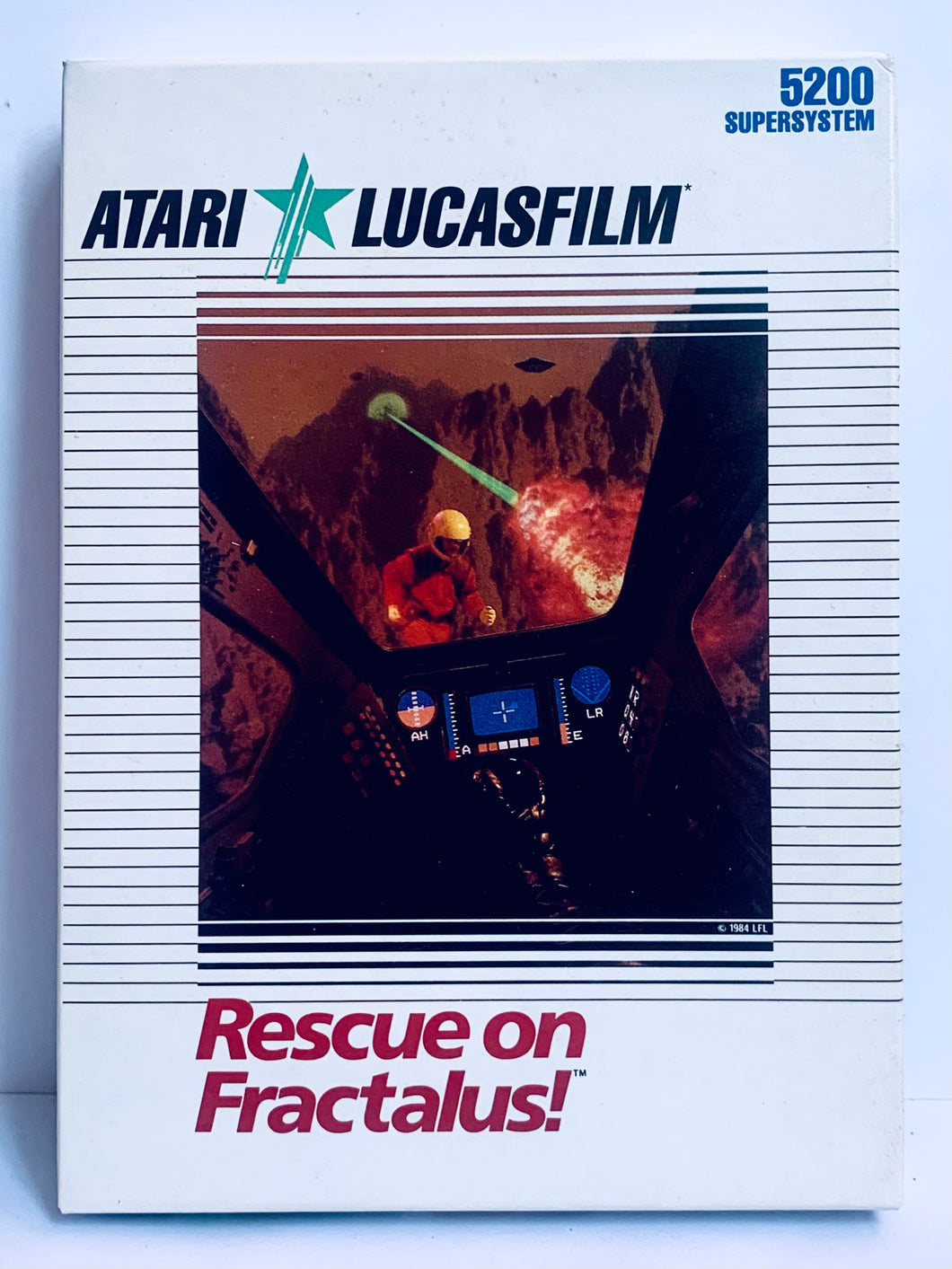 Rescue on Fractalus! - Atari 5200 The Supersystem - NTSC - Brand New