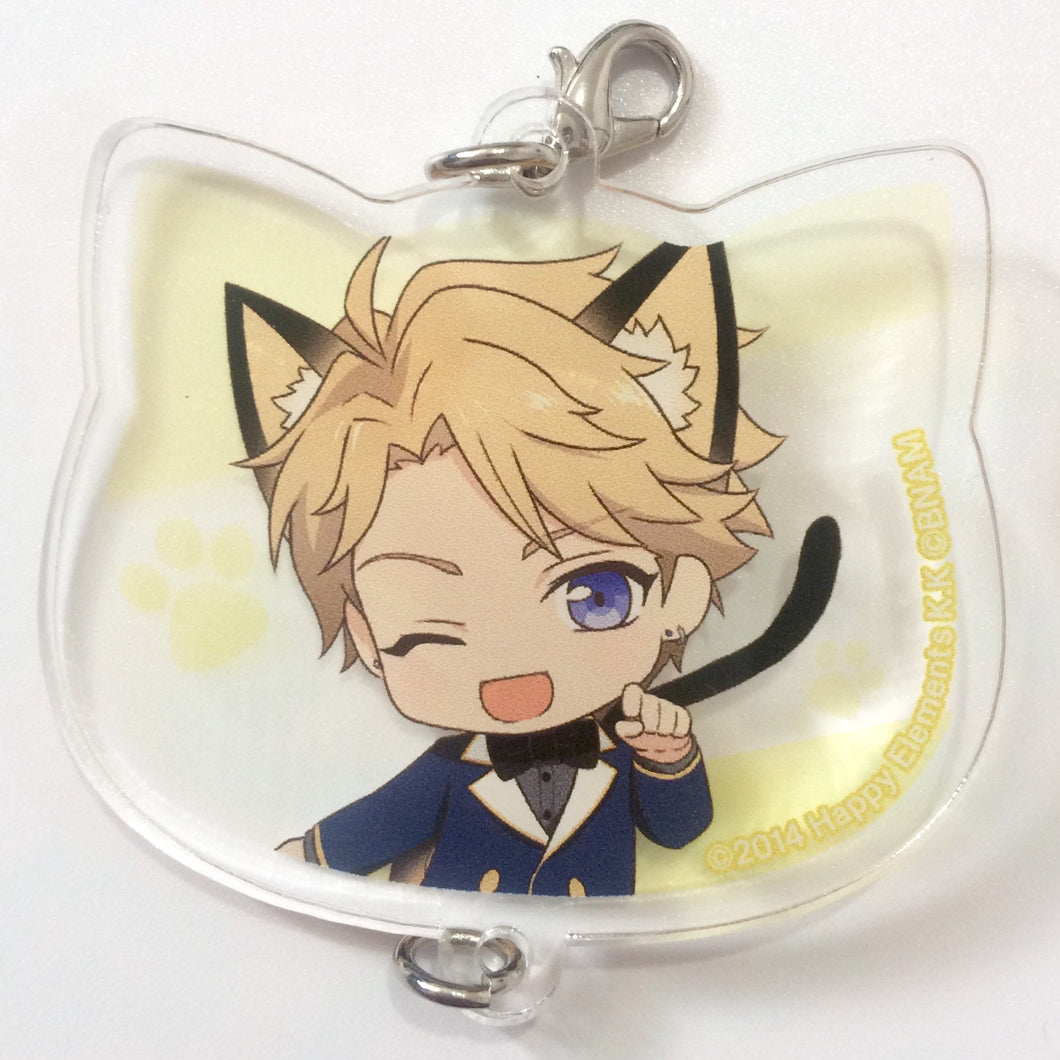 Ensemble Stars! in Namja town - Narukami Arashi - Cat Festival - Cat Shaped Acrylic Charm Collection