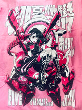 Load image into Gallery viewer, Ayaka Sasaki - Momoiro Clover Z - T-shirt Pink M Size - Momo Kuro Summer&#39;s Stupid Fes 2017 -FIVE THE COLOR Road to 2020- Ajinomoto Stadium Tournament
