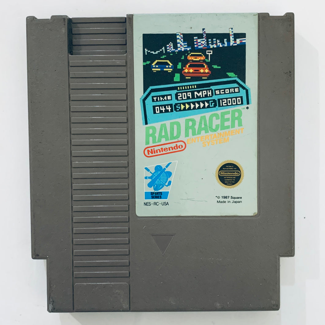 Rad Racer - Nintendo Entertainment System - NES - NTSC-US - Cart