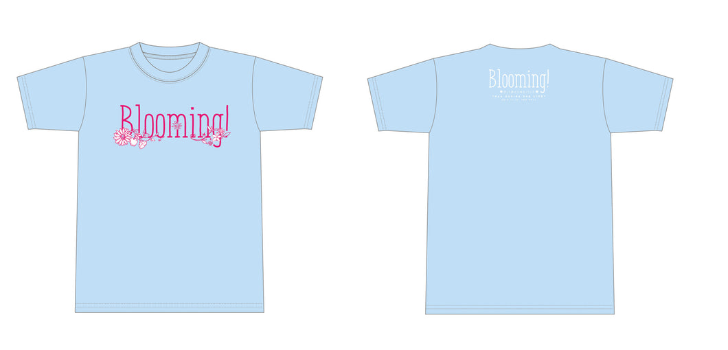 Aya Uchida 2nd LIVE Blooming! ~Blooming, everyone~ Additional Performance T-Shirt (TDC Hall ver.) Sky Blue M Size