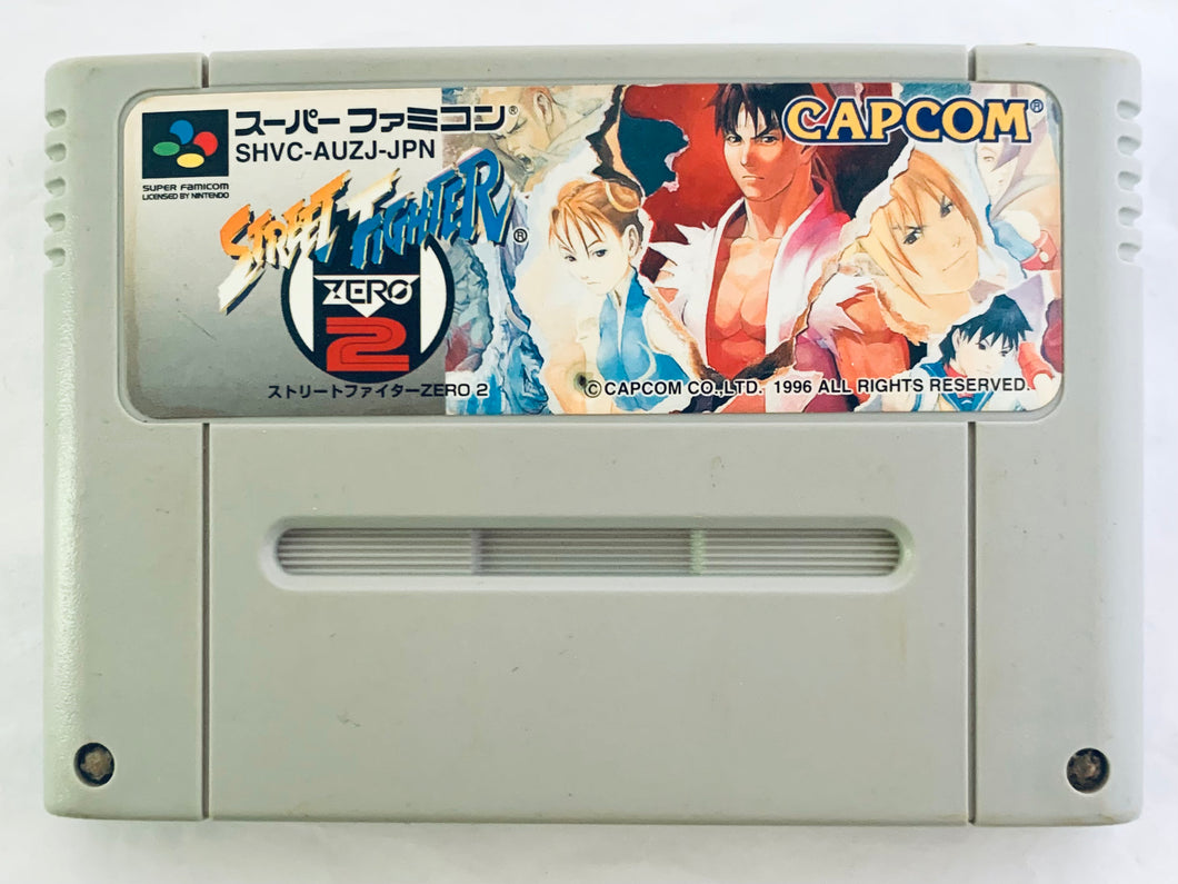 Street Fighter Zero 2 - Super Famicom - SFC - Nintendo - Japan Ver. - NTSC-JP - Cart (SHVC-AUZJ-JPN)