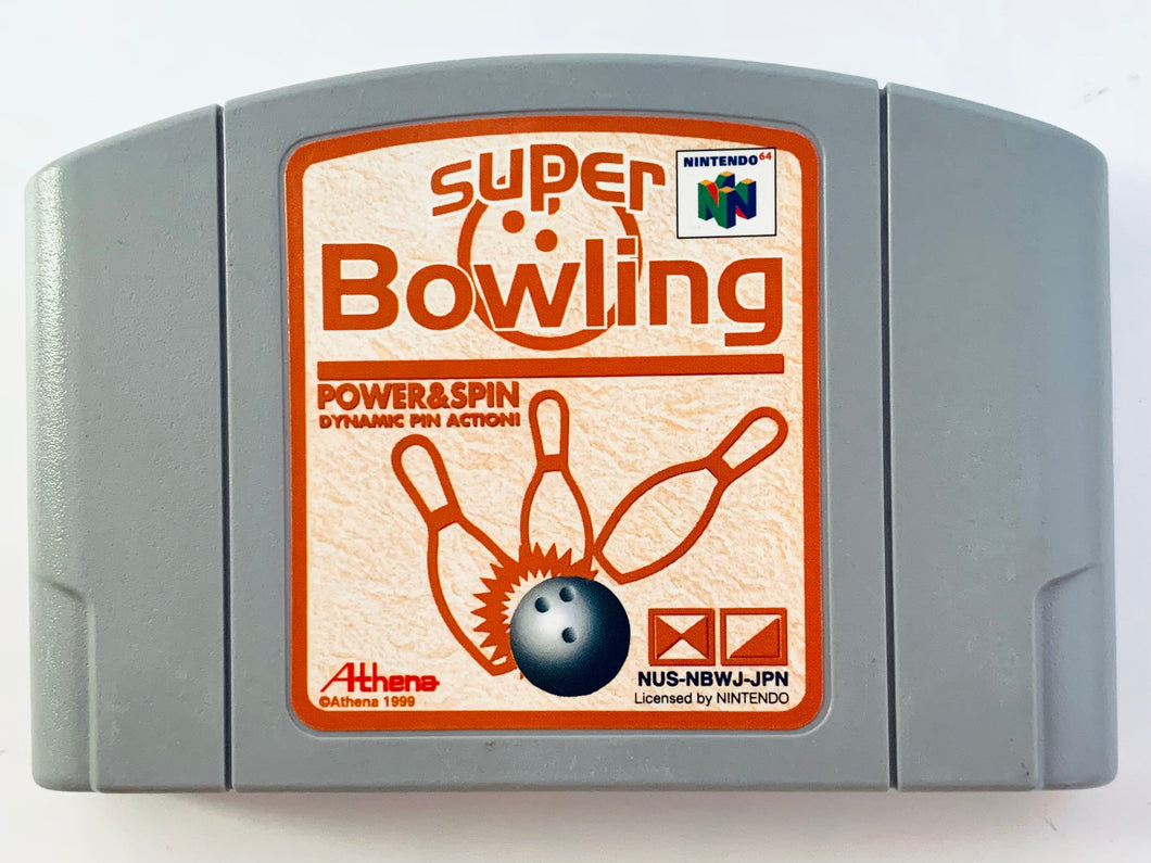 Super Bowling - Nintendo 64 - N64 - Japan Ver. - NTSC-JP - Cart (NUS-NBWJ-JPN)