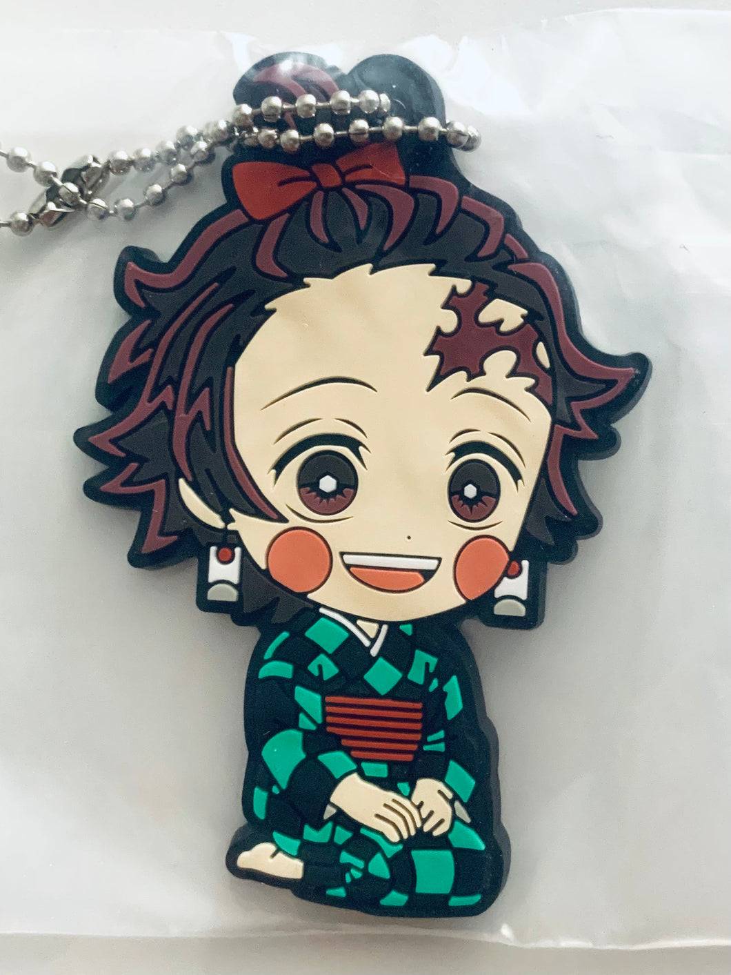 Kimetsu no Yaiba - Kamado Tanjirou - Ichiban Kuji ~Oni no Sumu Machi~ (H Prize) - Kyun-Chara Illustrations - Rubber Mascot
