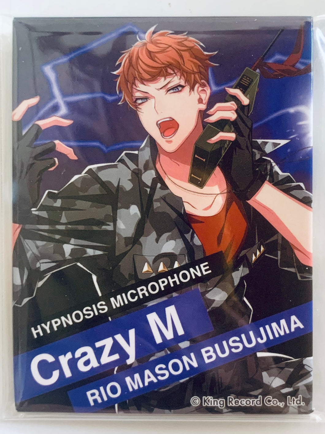 Hypnosis Microphone -Division Rap Battle- x Lawson - Rio Mason Busujima (Crazy M) - Square Badge