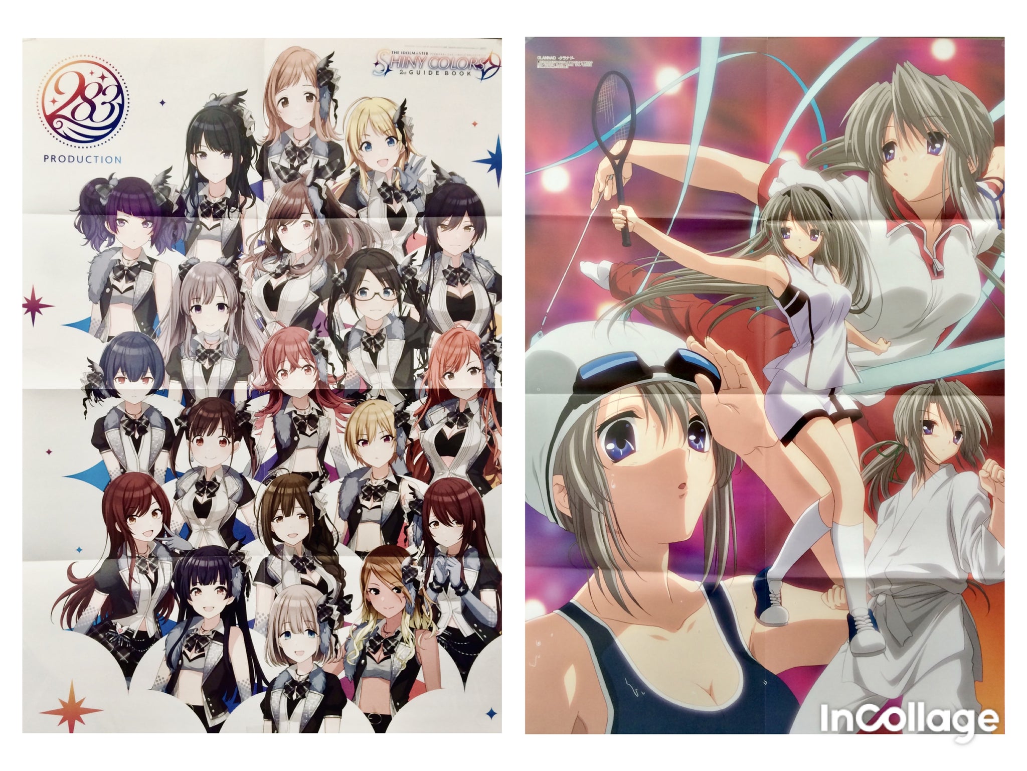 THE iDOLM@STER: Shiny Colors / Clannad - B2 Double-sided Poster