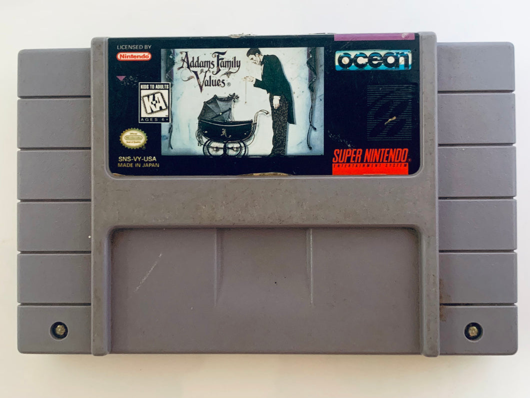 Adams Family Values - Super Nintendo - SNES - NTSC-US - Cart (SNS-VY-USA)