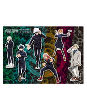 Cargar imagen en el visor de la galería, Jujutsu Kaisen - Seals and Stickers Gathering - Art Sticker Sheet - Meiji Jingumae Great Exchange Exhibition in Base Yard Tokyo - Standing Picture Ver.
