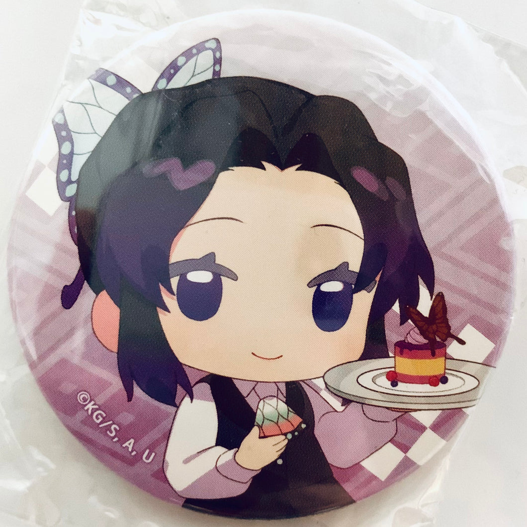 Kimetsu no Yaiba - Kochou Shinobu - Kimetsu Cafe in Sweets Paradise Trading Can Badge
