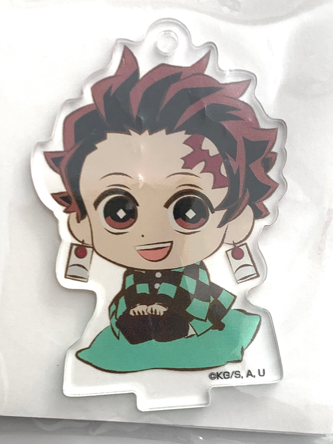Kimetsu no Yaiba - Kamado Tanjirou - Puchizabu Stand Mini Acrylic Keychain A - Keyholder - PuchiZabu Series