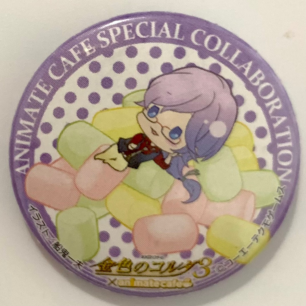 Kiniro no Corda 3 - Kisaragi Ritsu - Can Badge - Animate Cafe Special Collaboration