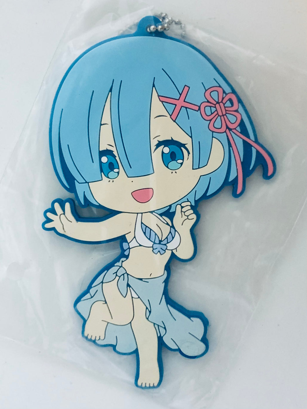 Re:Zero − Starting Life in Another World - Rem - Big Rubber Keychain - Kyun Chara Illustrations - Ichiban Kuji Re:Zero - It's summer! It's the sea! Summoning another world!- F Award