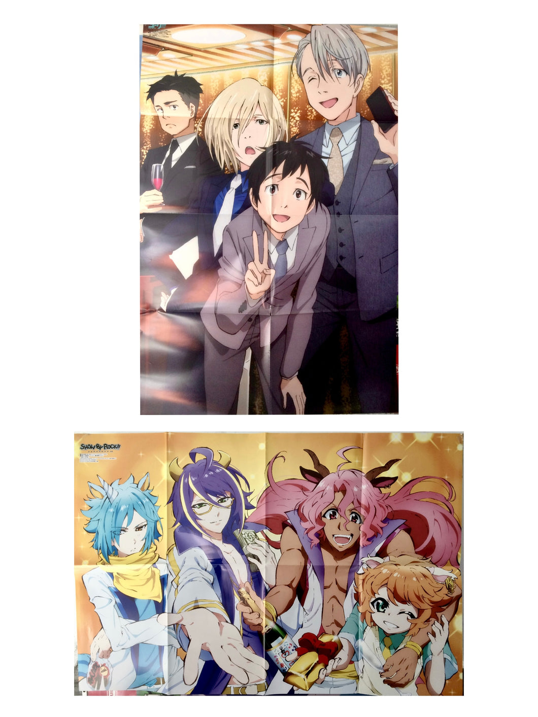 Show by Rock!! / Yuri!!! On ice - Double-sided B2 Poster - Monthly  Newtype Appendix