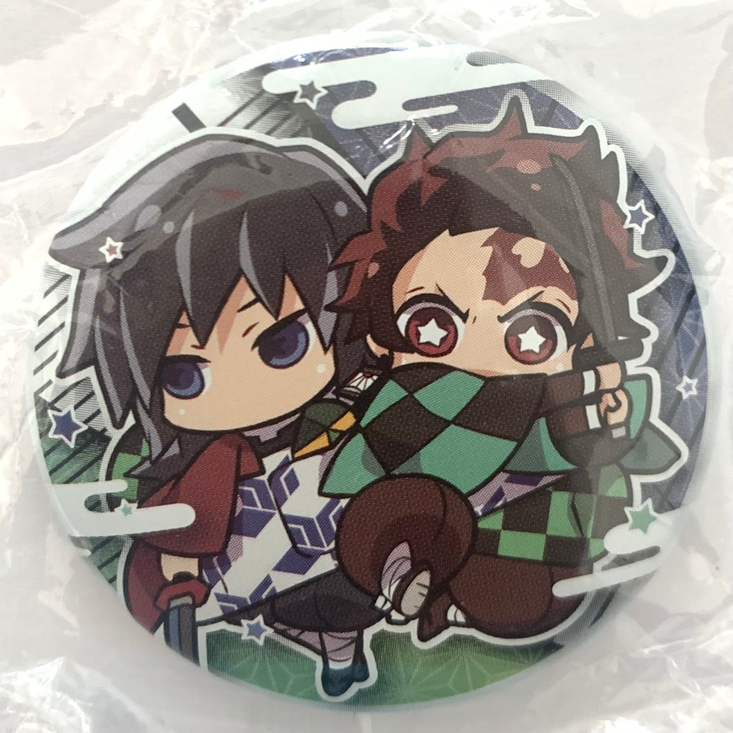Kimetsu no Yaiba - Kamado Tanjirou - Tomioka Giyuu - Chara Banchoukou Can Badge Third Form