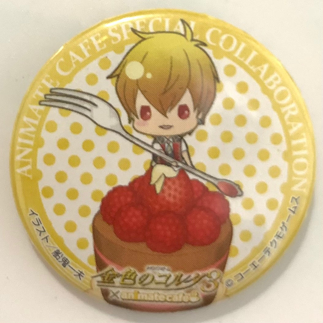 Kiniro no Corda 3 - Tougane Chiaki - Can Badge - Animate Cafe Special Collaboration