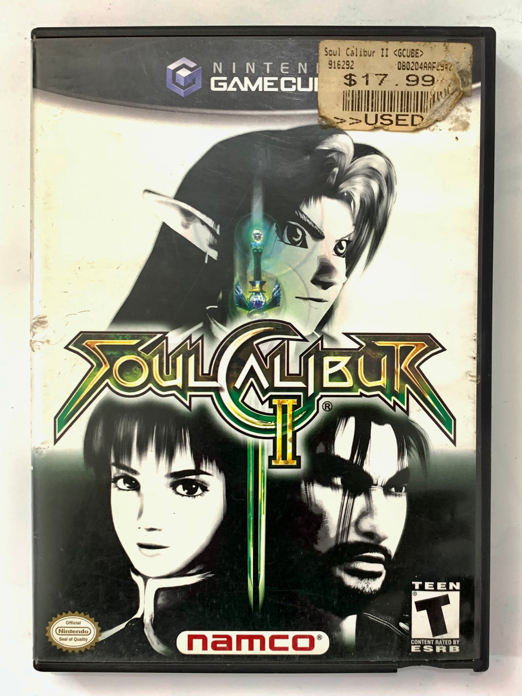 Soul Calibur II - Nintendo Gamecube - NTSC - Case & Manual