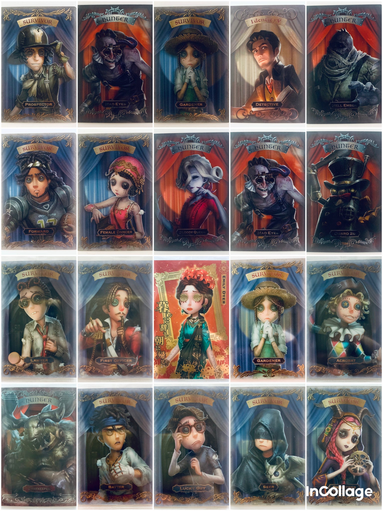 Identity V Fifth Personality Trading Card Game - TCG - Set