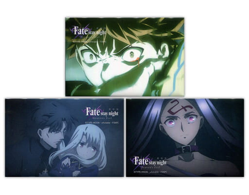 Gekijouban Fate/stay night: Heaven’s Feel - Shirou Emiya, Kirei Kotomine & Illyasviel, Rider - Scene Picture Square Can Badge Set (B)