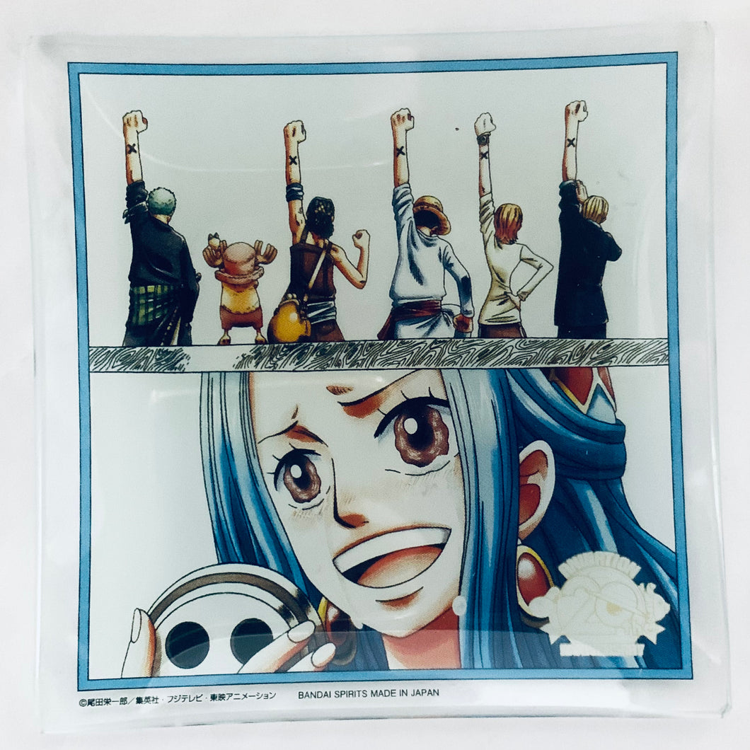 One Piece - Luffy, Nami, Vivi, Zoro, Sanji, Chopper & Usopp - Glass Plate - Ichiban Kuji OP Takumi no Keifu - Sumishiki Kai Gi (I Prize)