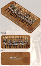 Cargar imagen en el visor de la galería, Attack on Titan / Shingeki no Kyojin - Annie, Armin, Bertolt, Connie, Eren, Historia, Jean, Marco, Mikasa, Reiner, Sasha &amp; Ymir - Pencil Case
