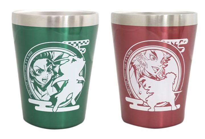 Kimetsu no Yaiba - Tanjirou Kamado & Kyojuro Rengoku - Stainless Steel Tumbler Set