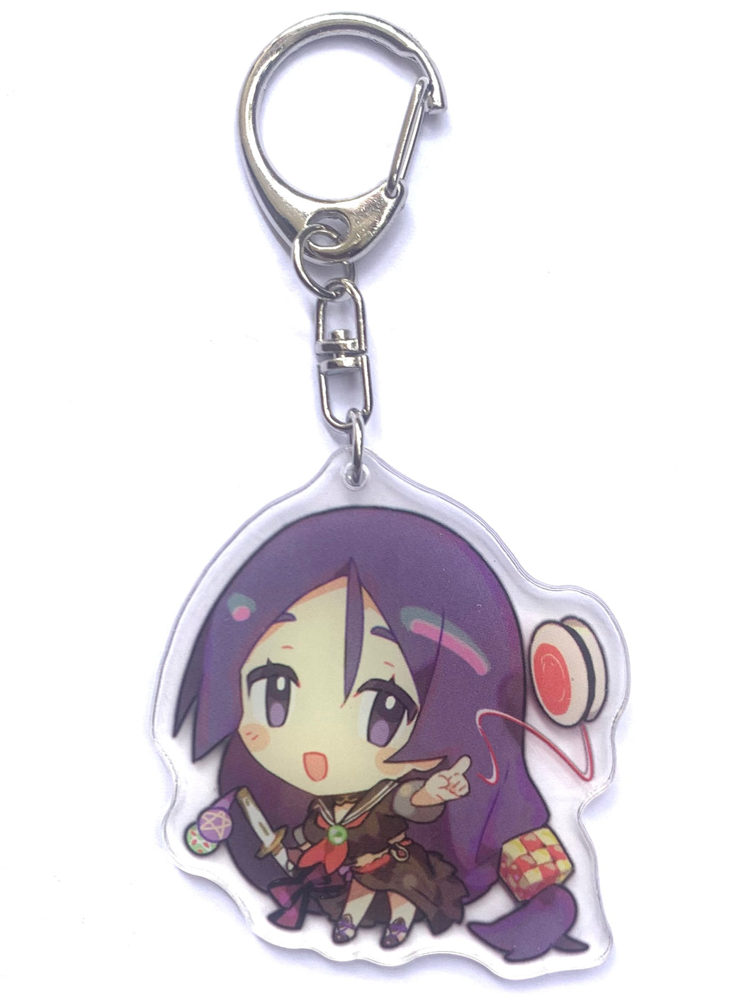 Fate/Grand Order - Minamoto no Raikou - FGO Petit Chara Doujin Keychain - Acrylic Keyholder