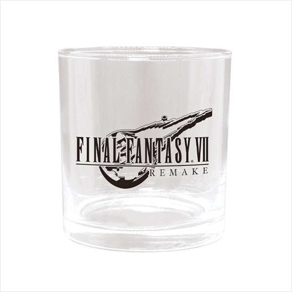 Final Fantasy VII Remake - LOGO - FFVII Remake Hatsubai Kinen Kuji (Prize E) - Rocks Glass