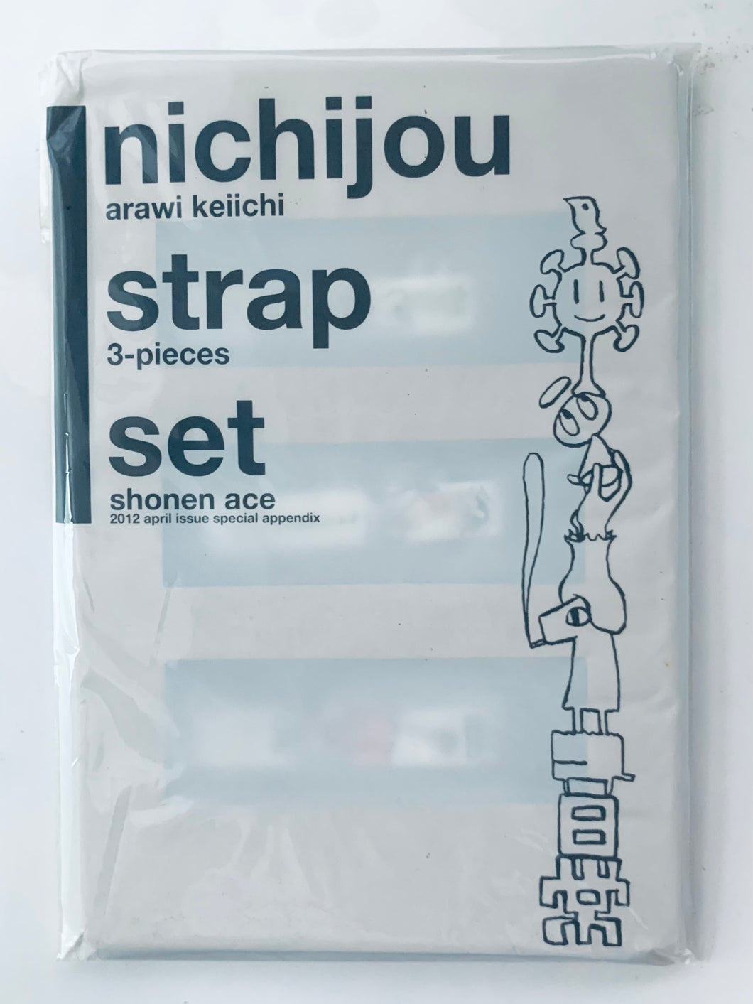 Nichijou - Shonen Ace April 2012 special appendix - Everyday strap 3- piece set