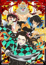 Load image into Gallery viewer, Kimetsu no Yaiba A3 Clear Poster
