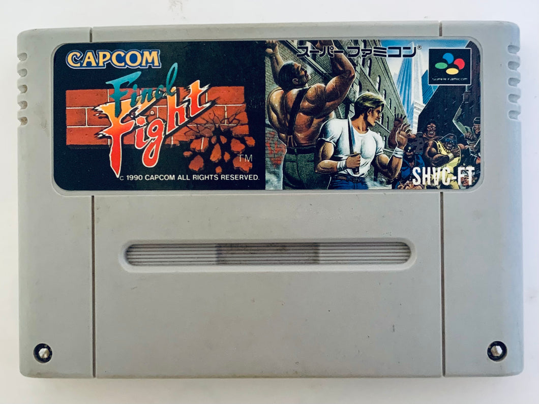 Final Fight - Super Famicom - SFC - Nintendo - Japan Ver. - NTSC-JP - Cart (SHVC-FT)