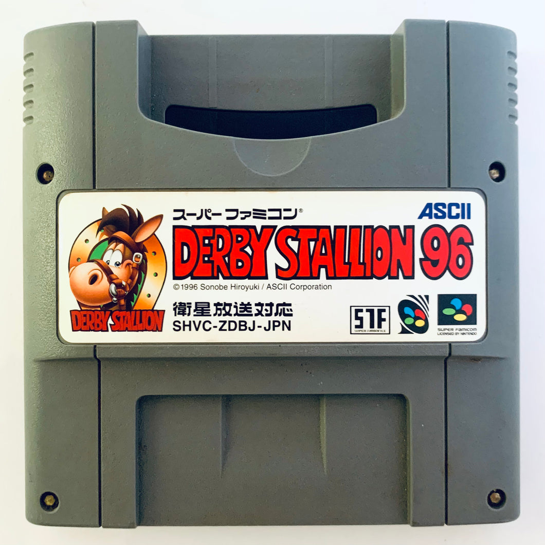 Derby Stallion 96 - Super Famicom - SFC - Nintendo - Japan Ver. - NTSC-JP - Cart (SHVC-ZDBJ-JPN)