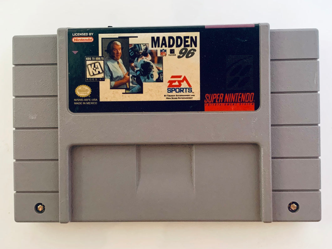 Madden 96 - Super Nintendo - SNES - NTSC-US - Cart (SNS-A6FE-USA)