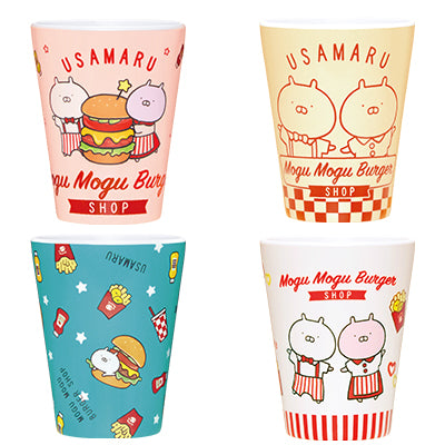 Usamaru - Melamine Cup - Ichiban Kuji Usamaru ~Mogumogu Burger Shop~ E Prize (Set of 4)
