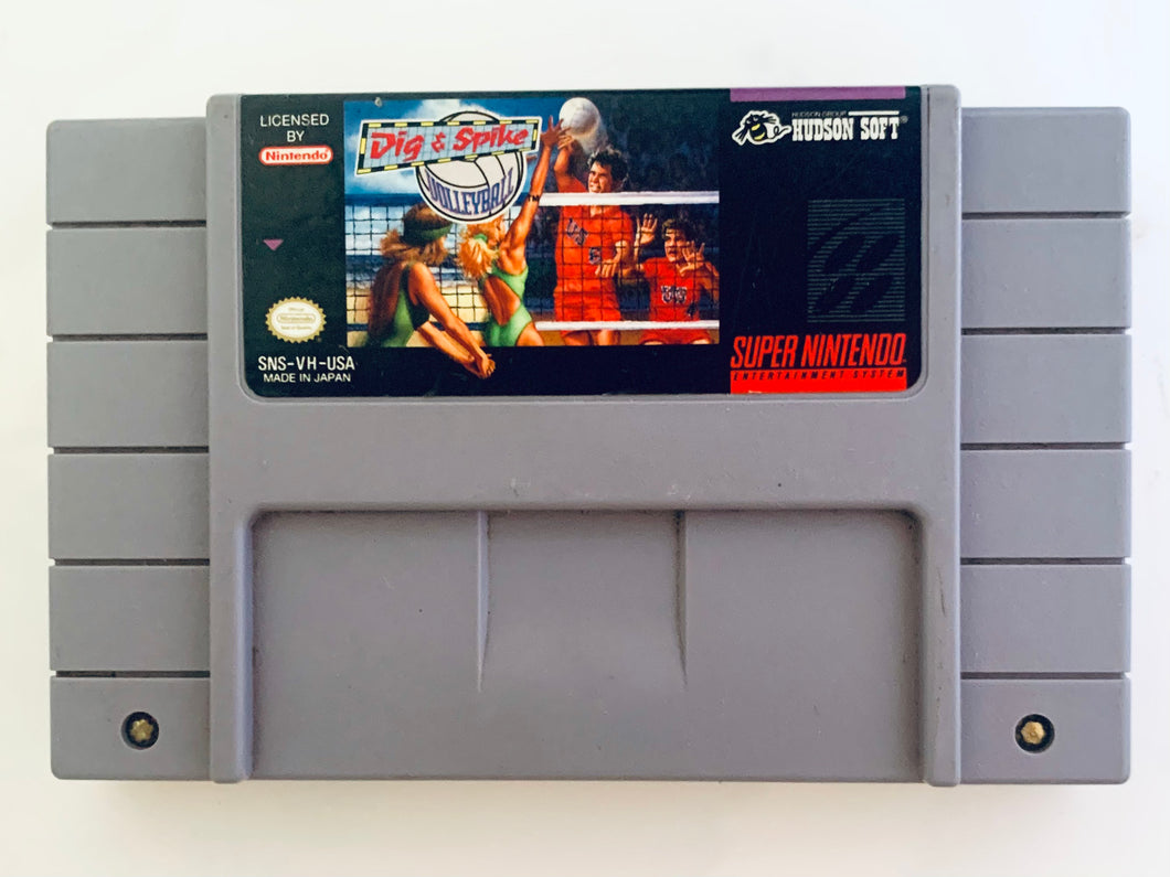 Dig & Spike Volleyball - Super Nintendo - SNES - NTSC-US - Cart (SNS-VH-USA)