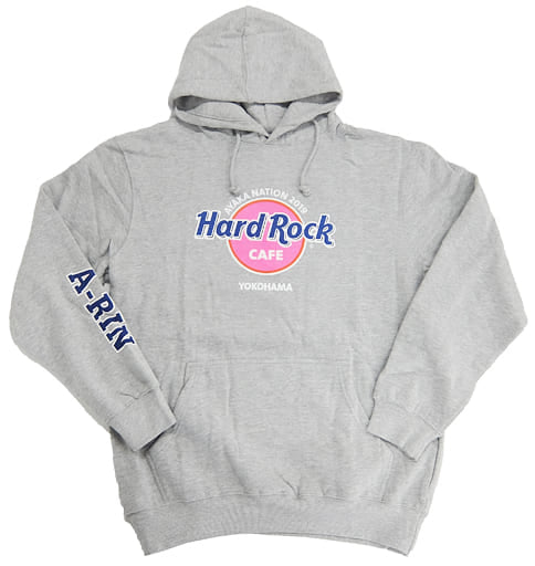 AYAKA NATION 2019 in Yokohama Arena - Ayaka Sasaki x Hard Rock Cafe - Hoodie 2019 (Parka) Gray BIG size (XL size) - Momoiro Clover A-Rin