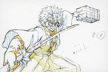 Load image into Gallery viewer, Kimetsu no Yaiba - Shinazugawa Sanemi - Miya Fushikawa Exhibition Original Picture Postcard - Character Emaki Cafe in ufotable cafe (Set of 10)
