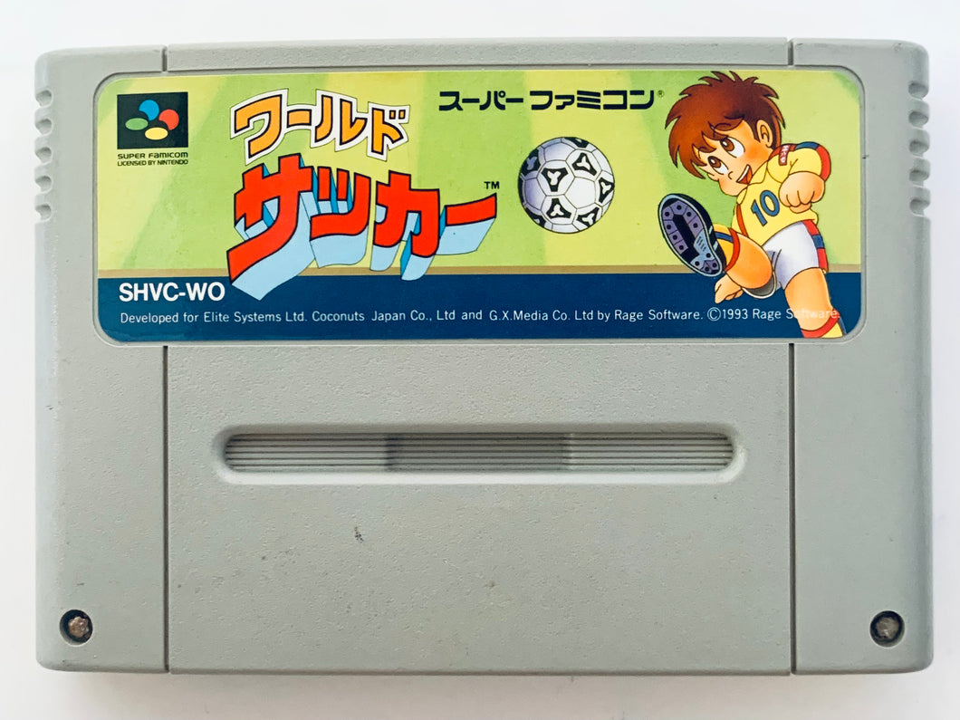 World Soccer - Super Famicom - SFC - Nintendo - Japan Ver. - NTSC-JP - Cart (SHVC-WO)