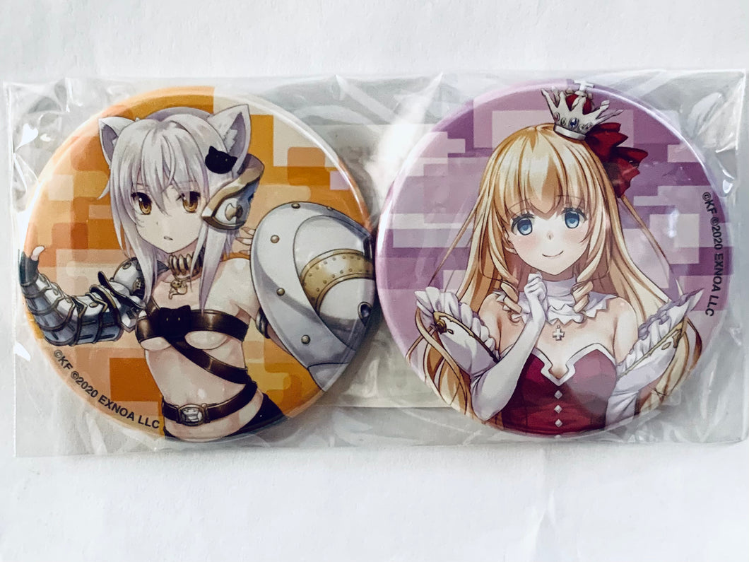 Fantasia Re:Build - Koneko Toujou & Latifah Fleuranza - Can Badge Set - Kuji Hikido Online Lottery - C-23