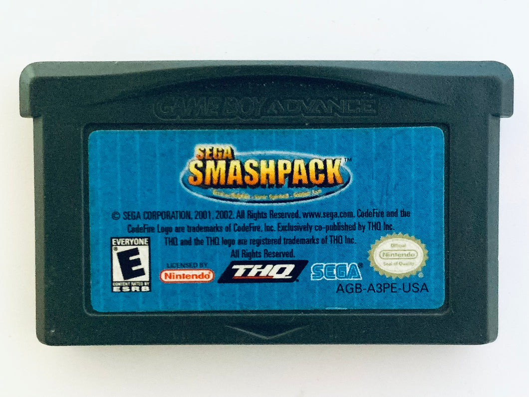Sega Smash Pack - GameBoy Advance - SP - Micro - Player - Nintendo DS - Cartridge (AGB-A3PE-USA)
