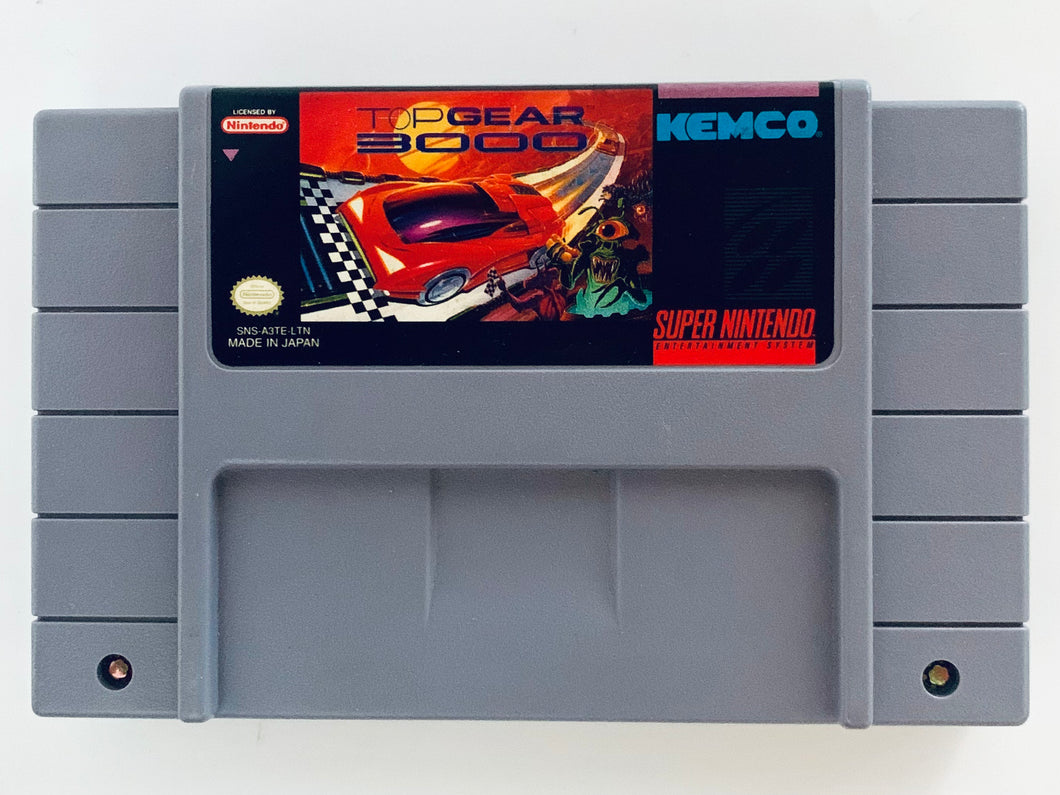 Top Gear 3000 - Super Nintendo - SNES - NTSC-US - Cart (SNS-A3TE-LTN)