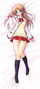 Daitoshokan no Hitsujikai - Tsugumi Shirasaki - Dakimakura Cover - Dengeki Hime December 2011 Issue Appendix