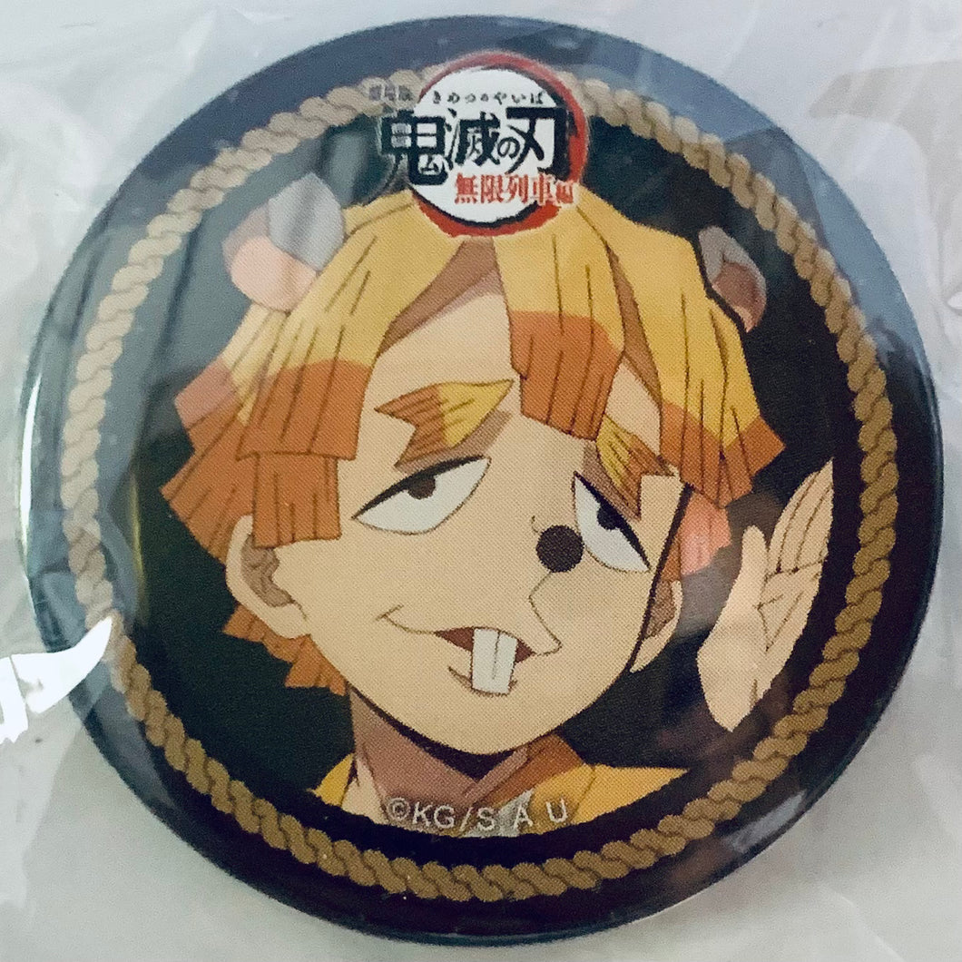 Gekijouban Kimetsu no Yaiba: Mugen Ressha-hen - Agatsuma Zenitsu - Collaboration Cafe Phase 3 Lottery Can Badge