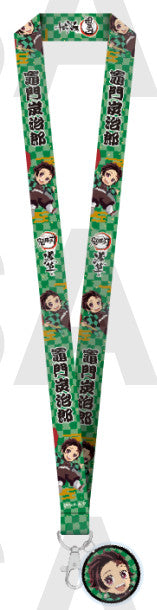 Kimetsu no Yaiba - Kamado Tanjirou - Demon Slayer x Asakusa Neck Strap (Mini Chara) - Lanyard