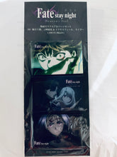 Cargar imagen en el visor de la galería, Gekijouban Fate/stay night: Heaven’s Feel - Shirou Emiya, Kirei Kotomine &amp; Illyasviel, Rider - Scene Picture Square Can Badge Set (B)
