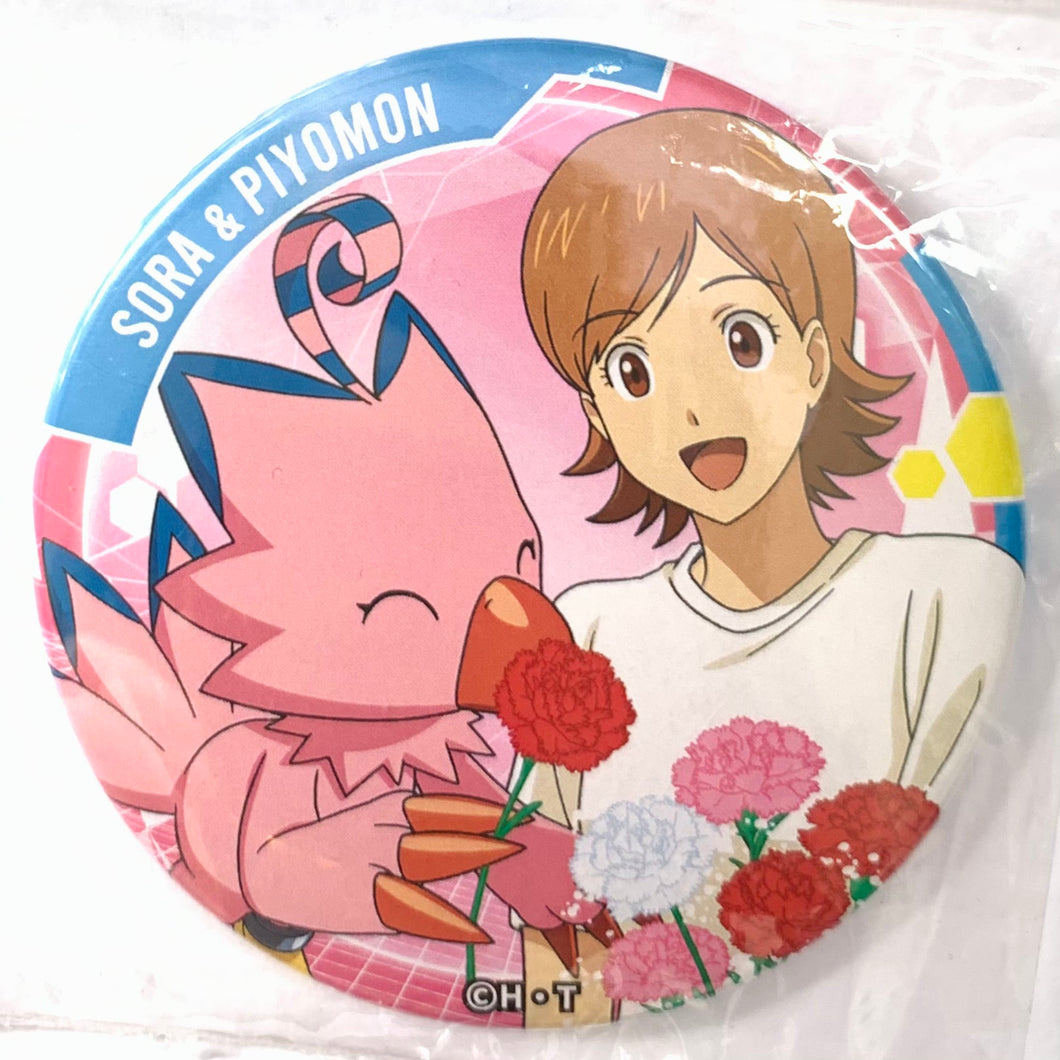 Digimon Adventure Last Evolution - Sora & Piyomon - Can Badge