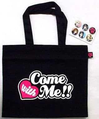 K-On!! Live Event ~ Come with Me!! ~ Tote bag & Can Badge Set